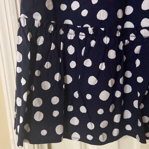 NWT Loft navy dotted flounce skirt - Picture 3 of 3